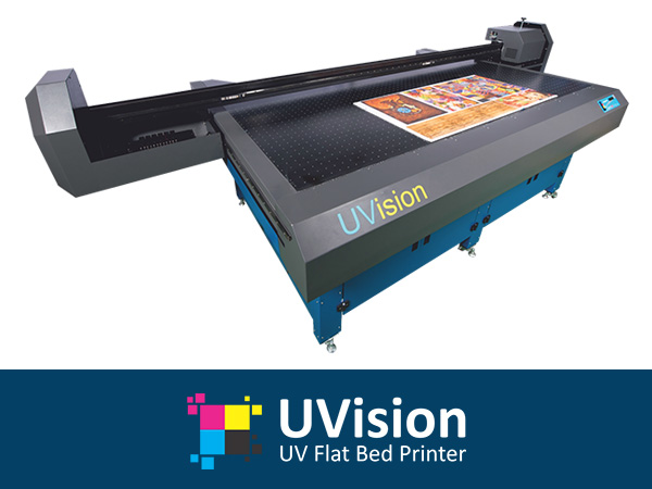 Uvision Uv Flat Bed Printer, Automatic Flex Printing Machine