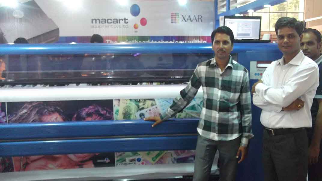 delhi exhibition, Automatic Flex Printing Machine