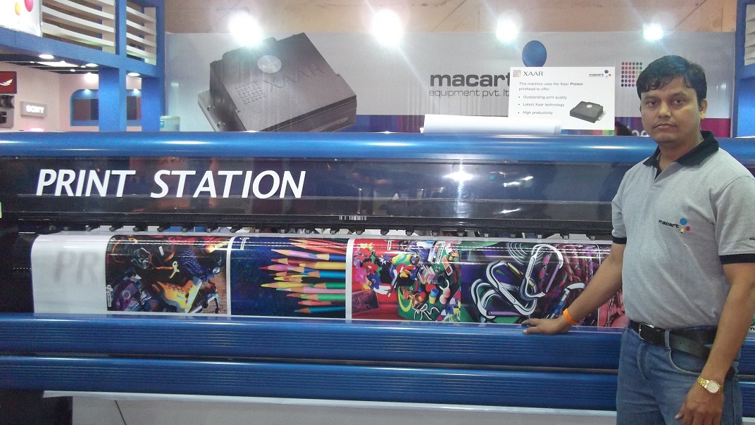 delhi exhibition 3 , Flex Printing Machine India